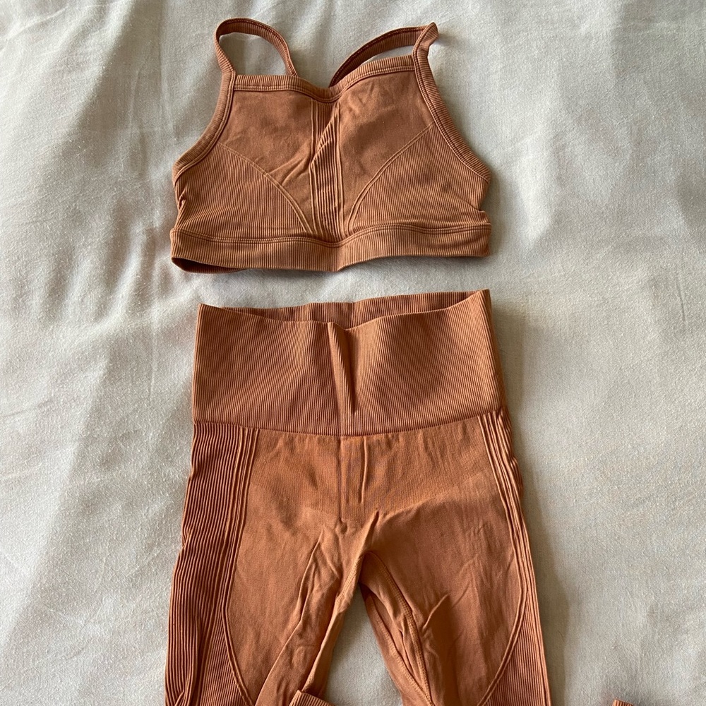Alala Terracotta Barre Seamless Workout Set